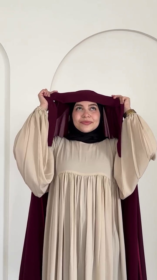 New Premium Abaya Set with Khimaar for Women | Elegant Daily & Occasion Wear β Burkhawala