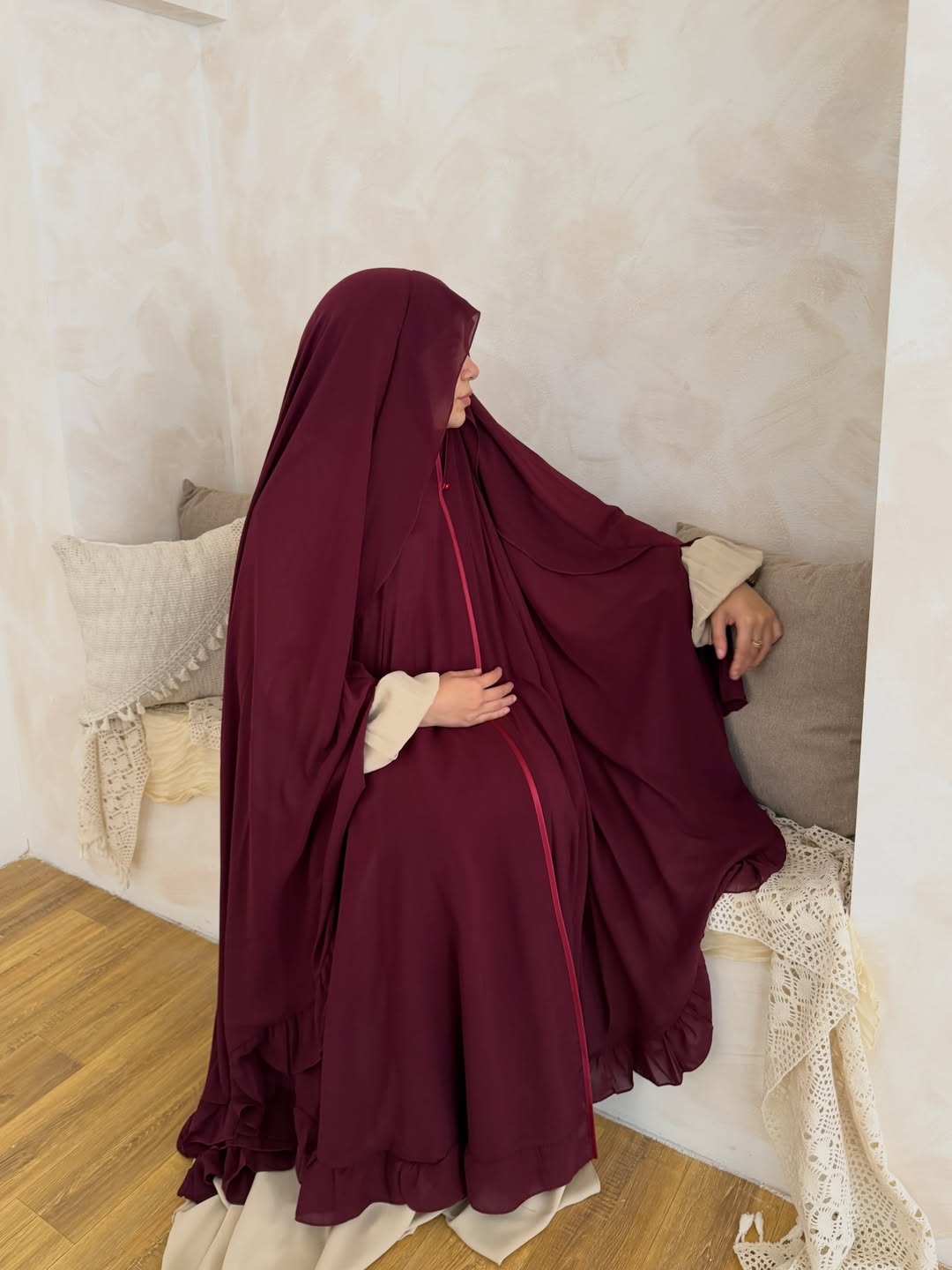 New Premium Abaya Set with Khimaar for Women | Elegant Daily & Occasion Wear – Burkhawala