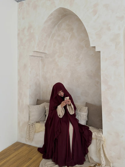 New Premium Abaya Set with Khimaar for Women | Elegant Daily & Occasion Wear – Burkhawala