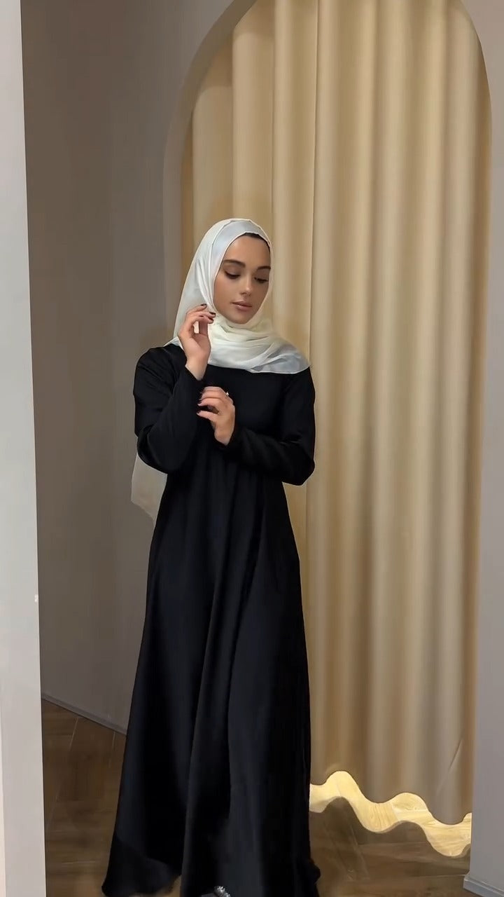 Luxury Jacket Abaya Set for Women High Quality Imported TikTok Fabric