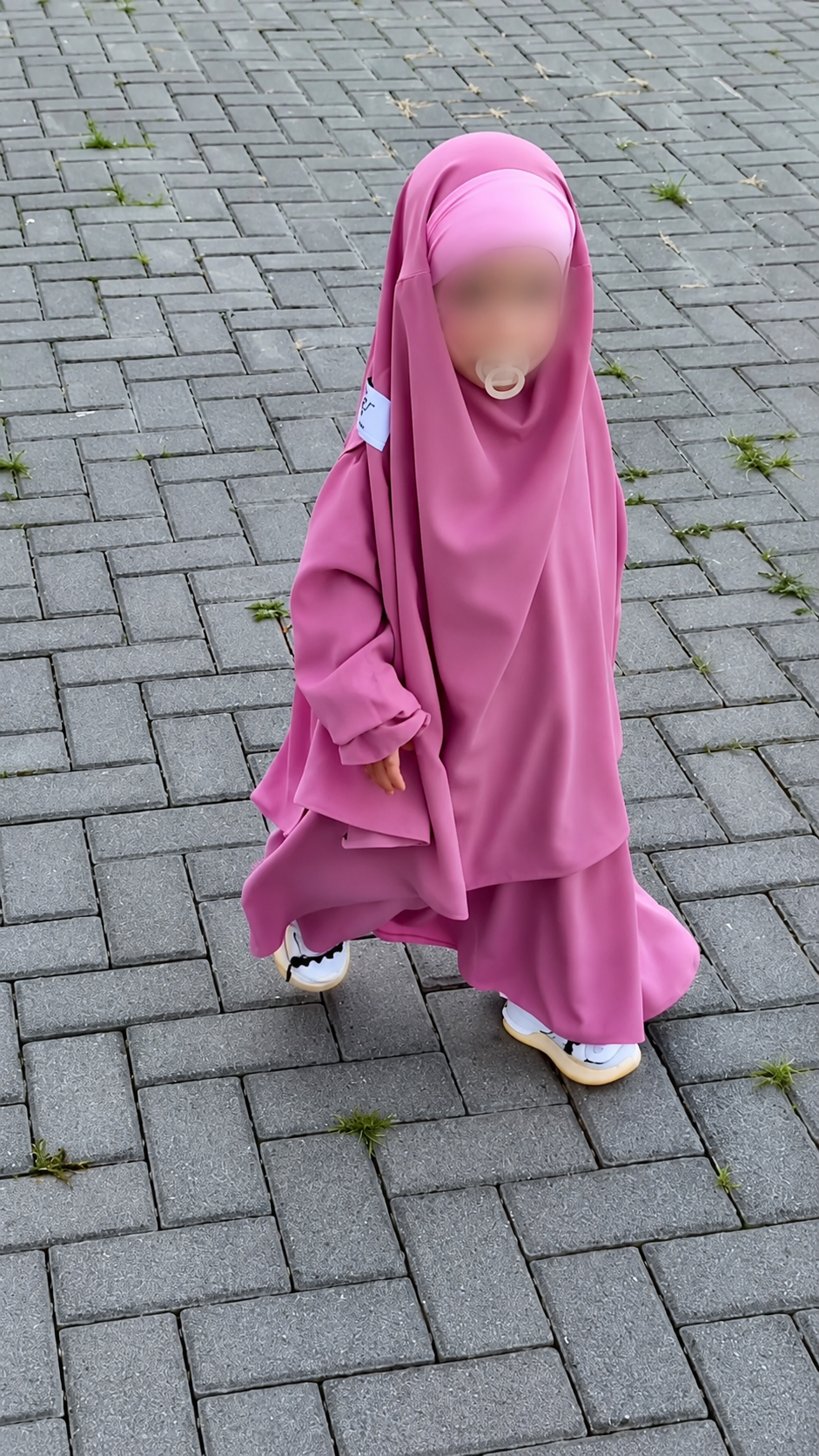 Premium Layered Kids Abaya with Matching Khimar