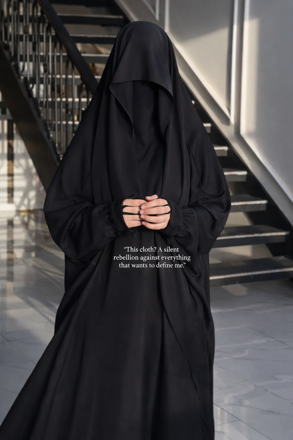 Premium Black Saudi Style Jilbab for Women | Modest Wear by Burkhawala