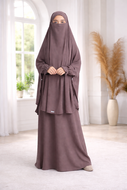 Premium Comfort Kids Abaya Set – Soft Modest Wear for Girls | Burkhawala