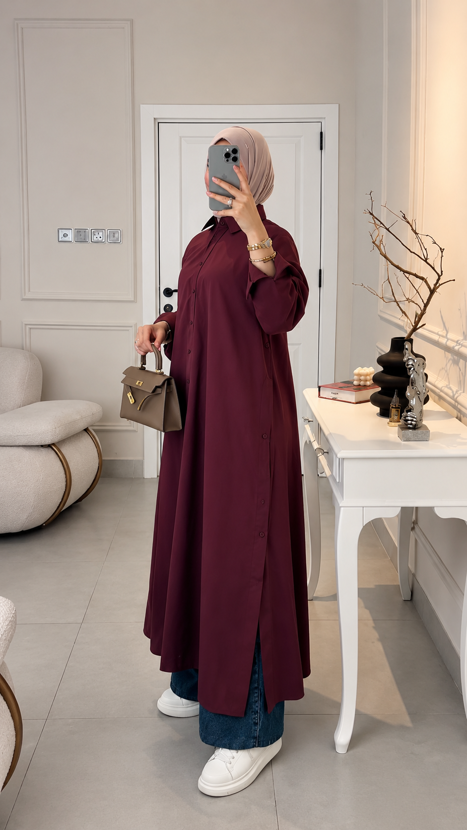 Premium Lemon Yellow Shirt Abaya Set for Women | Stylish Everyday Abaya Set