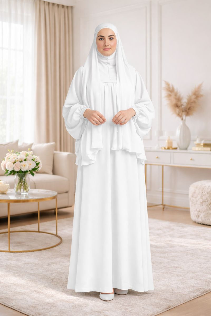 Umrah & Hajj Abaya for Women – Lightweight Black Ihram Abaya | Burkhawala