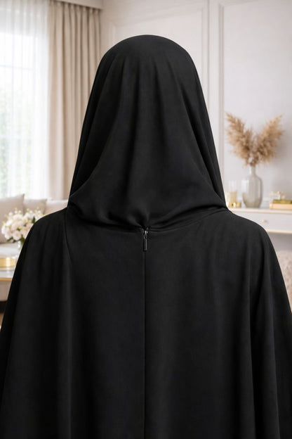 Umrah & Hajj Abaya for Women – Lightweight Black Ihram Abaya | Burkhawala