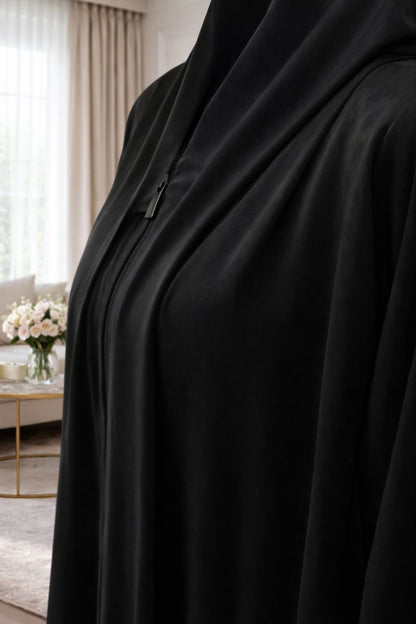 Umrah & Hajj Abaya for Women – Lightweight Black Ihram Abaya | Burkhawala