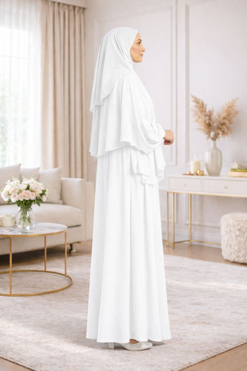Umrah & Hajj Abaya for Women – Lightweight Black Ihram Abaya | Burkhawala