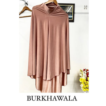 Premium Jersey Hijab Rosewood Shade