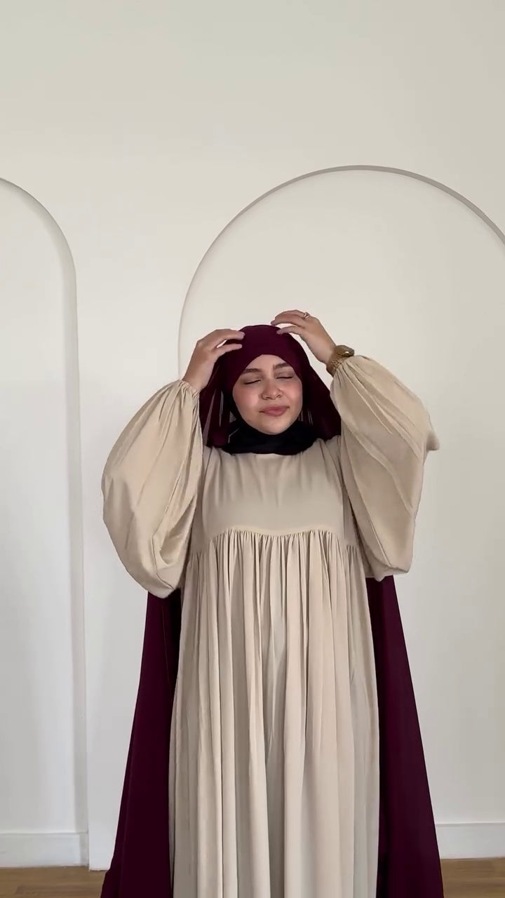 New Premium Abaya Set with Khimaar for Women | Elegant Daily & Occasion Wear – Burkhawala