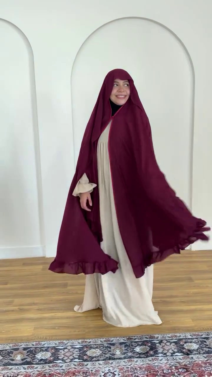 New Premium Abaya Set with Khimaar for Women | Elegant Daily & Occasion Wear – Burkhawala