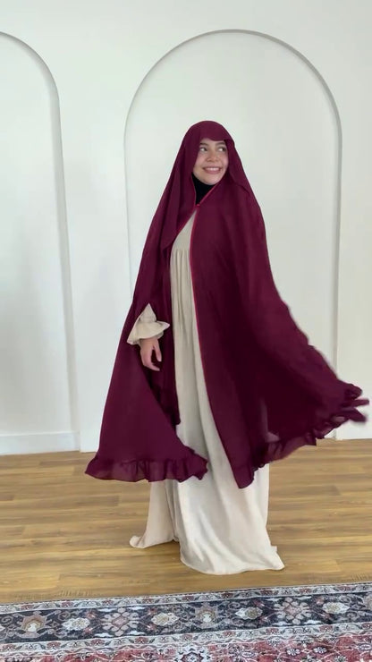 New Premium Abaya Set with Khimaar for Women | Elegant Daily & Occasion Wear – Burkhawala