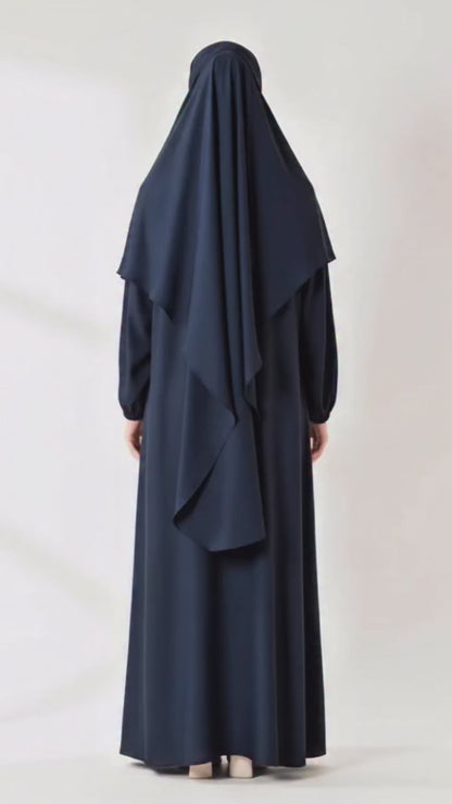 Premium 3-Piece Abaya Set for Hajj & Umrah  Imported Prada Fabric