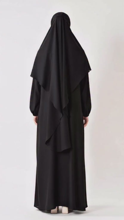 Premium 3-Piece Abaya Set for Hajj & Umrah  Imported Prada Fabric